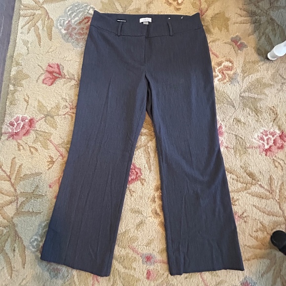 Loft Outlet Original Dress Trouser Pants – Size 12 – Dark Gray – EUC - Picture 2 of 7